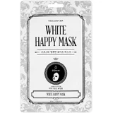 KOCOSTAR White Happy Mask Gezichtsmasker Gemaakt van 100% Puur Katoen met Niacinamide voor Glans & Gelijkmatige Tint