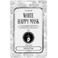 KOCOSTAR White Happy Mask Gezichtsmasker Gemaakt van 100% Puur Katoen met Niacinamide voor Glans & Gelijkmatige Tint