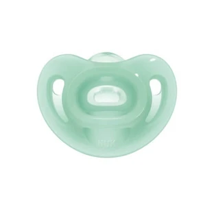 Sucette en silicone NUK Sensitive 0-6m de différentes couleurs - verte