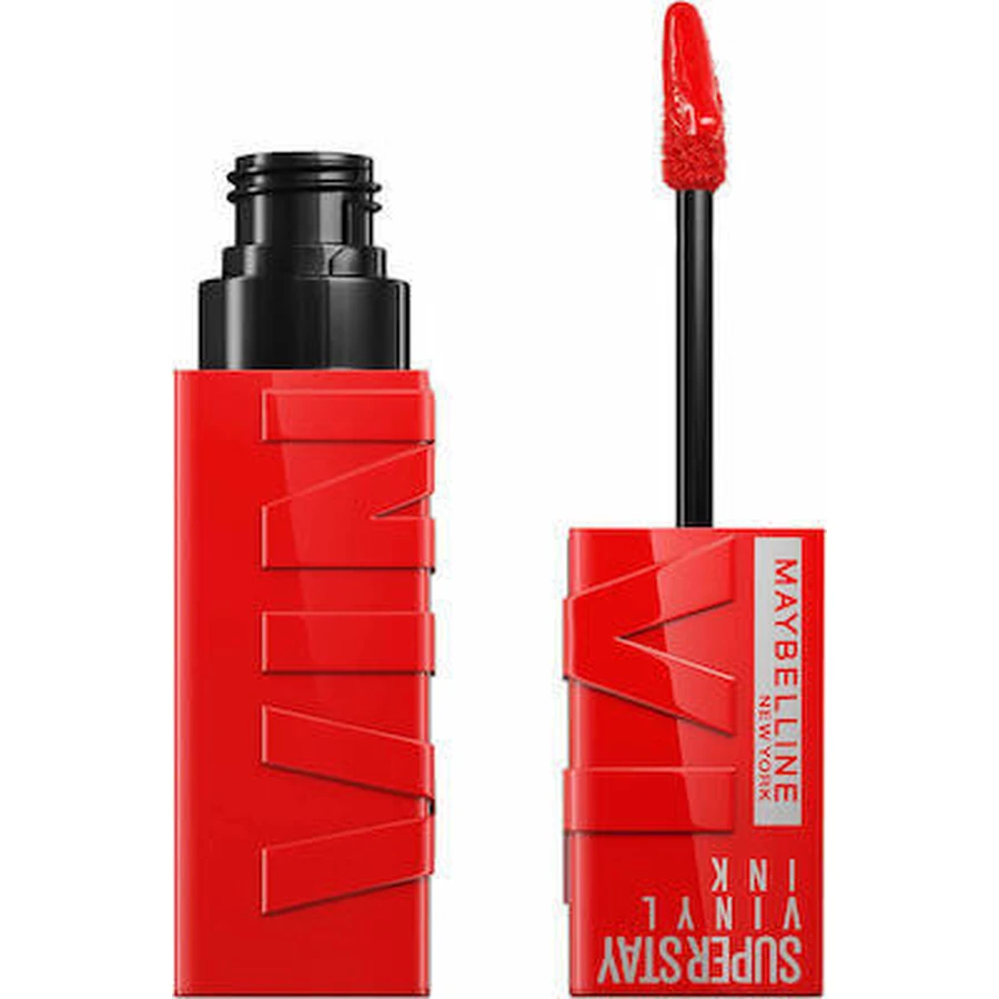 MAYBELLINE Super Stay Ink Crayon liquide à fini vinyle pour les lèvres avec couleur intense 25 Red-Hot 4.2gr
