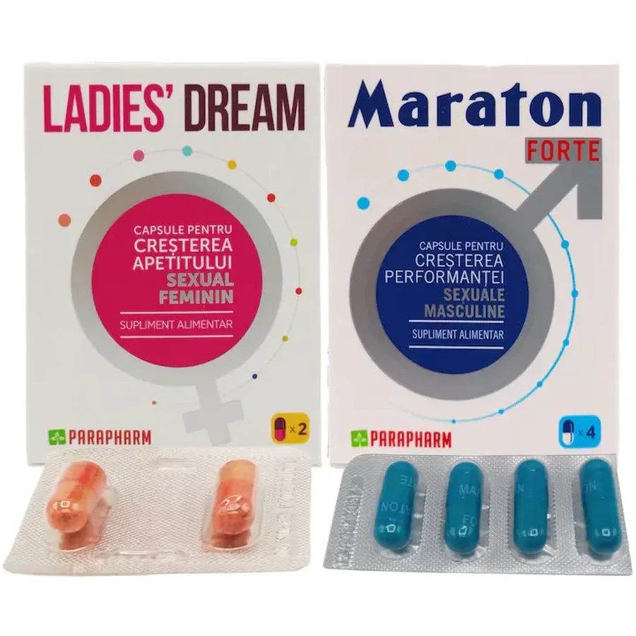 Maraton Forte x 4 Kapseln + Ladies Dream x 2 Kapseln, Parapharm