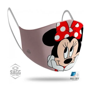 SAGG Children's Fabric Mask Minnie Mouse 6-12 Years