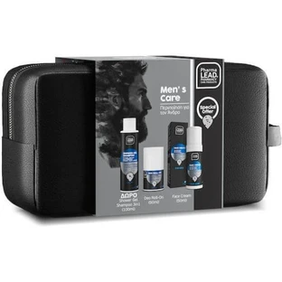PHARMALEAD Promo Soins Homme Noir Visage & Corps Gel Douche Homme Shampooing & Gel Douche 100ml & Crème Visage Homme 3 en 1 50ml & Déo Roll-on Homme 50ml