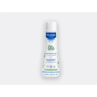 MUSTELA Bebe Multi-Sensorisch Bubbelbad Verstevigende Lichaam & Haar Douchegel met Biologische Avocado 200ml