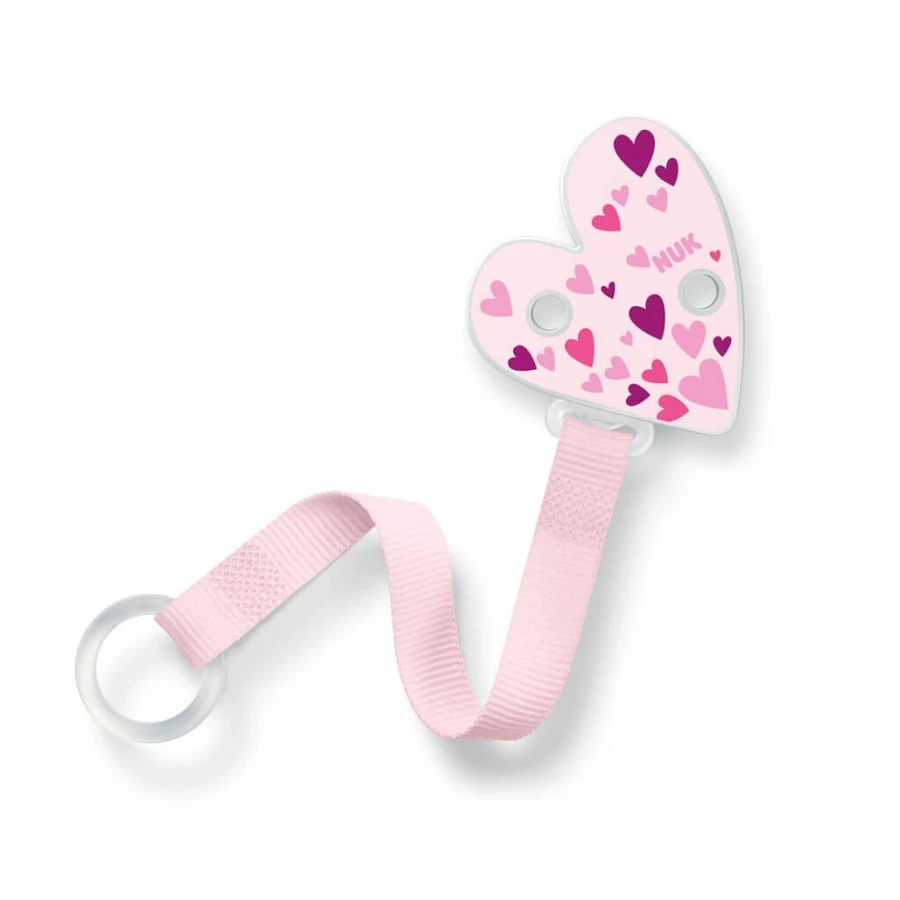 NUK Pacifier Ribbon In Various Colors - Pink