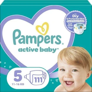 PAMPERS Active Baby No5 For 11-16 kg 111 Pieces