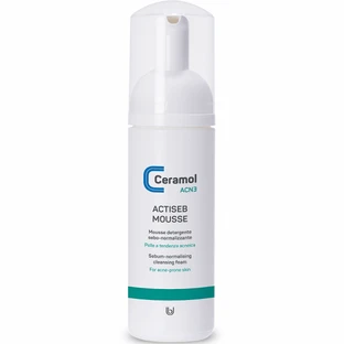 Espuma limpiadora para acné y piel grasa, 150 ml, Ceramol