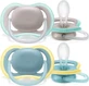AVENT Ultra Air Orthodontic Silicone Scutece de la 18 luni albastru gri 2 bucăți