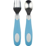 DR BROWN'S Gabel & Löffel Set Metallic Blau TF 028