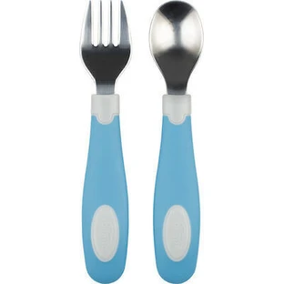 DR BROWN'S Fork & Spoon Set Metallic Blue TF 028