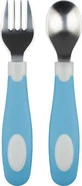 DR BROWN'S Vork & Lepel set metallic blauw TF 028