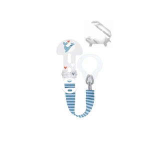 MAM Clip It! & Cover Schnuller Support Ribbon mit Kappe 0+ Monate 335B