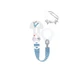 MAM Clip It! & Cover Schnuller Support Ribbon mit Kappe 0+ Monate 335B