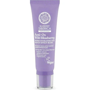 NATURA SIBERICA Anti Ox Wild Blueberry Mascarilla Super Hidratante Efecto Parche Contorno de Ojos Mascarilla Hidratante Contorno de Ojos Efecto Parche 30ml