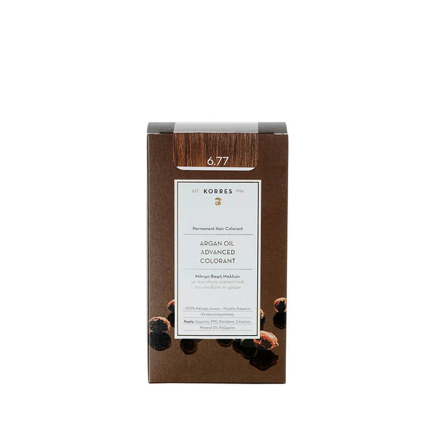 KORRES Argan Oil Advanced Colorant Hair Dye 6.77 Praline 50ml