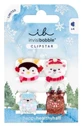 AMBITAS Invisibobble Kids Clipstar Cozy Snowy Friend 4 Piezas