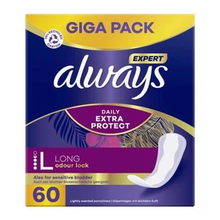 ALWAYS Expert Daily Extra Protect Lang & Inkontinenzeinlagen 60 Stück
