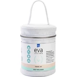 EVA Intima Daily Wellness Travel Kit Pocket Size Towelettes Sensitive Area Cleansing Towelettes, 10 pieces & Foaming Wash Cleansing Foam 50ml & Original pH3.5 Daily Cleansing Liquid 60ml