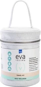 EVA Intima Daily Wellness Reisset Zakformaat Handdoekjes Gevoelig Gebied Reinigingsdoekjes, 10 stuks & Schuimend Reinigingsschuim 50ml & Originele pH3.5 Dagelijkse Reinigingsvloeistof 60ml