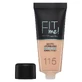 MAYBELLINE Fit Me Foundation für natürliche, matte Deckkraft 30ml 115 Elfenbein