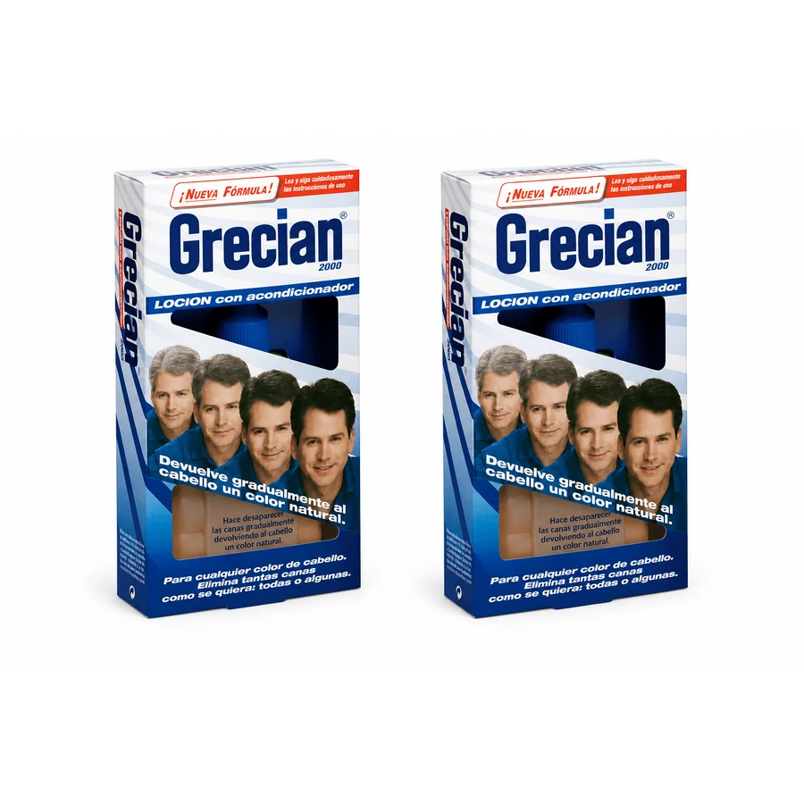 Grecian 2000 Anti-Gray Hair Lotion, 2x125 ml