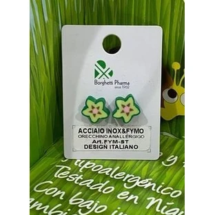 FARMA BIJOUX Stern-Ohrring Grün