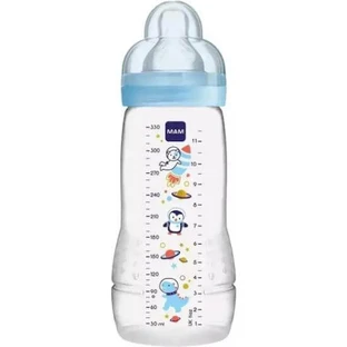 MAM Plastic Bottle Easy Active Silicone Bottle 4+ Months 330ml, 361SBc