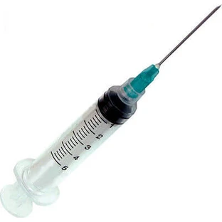 NIPRO Seringue à aiguille jetable 5ml, 21g x 1 1/2, 0,7 x 38mm 1 pièce