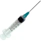 NIPRO Seringue à aiguille jetable 5ml, 21g x 1 1/2, 0,7 x 38mm 1 pièce