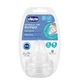 CHICCO Physio Tetina de Silicona Anticólico con Flujo Normal 2 Gotas Para 2+ Meses 2 Piezas