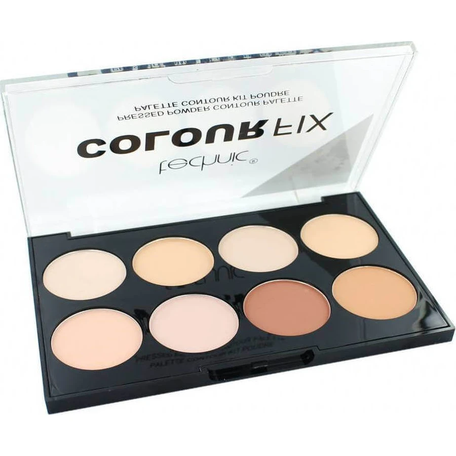 TECHNIC Colour Fix Pressed Palette Contouring 1, palet 8 tinten 28gr