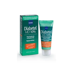 INTERMED Diabetel MD Crema 10% Hidratación Intensiva para Pies, con Urea 10% 75ml