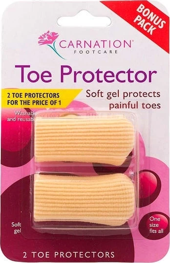 CARNATION Toe Protector Pads With Gel Toe Protectors 2 pieces