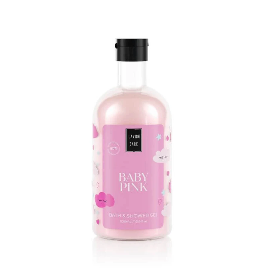 LAVISH CARE Shower Gel Baby Pink Moisturizing & Nourishing Shower Gel with Powdery Perfume 500ml