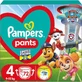 PAMPERS Hosen Paw Patrol Hosen Nr.4 Für 9-15kg 72 Stück