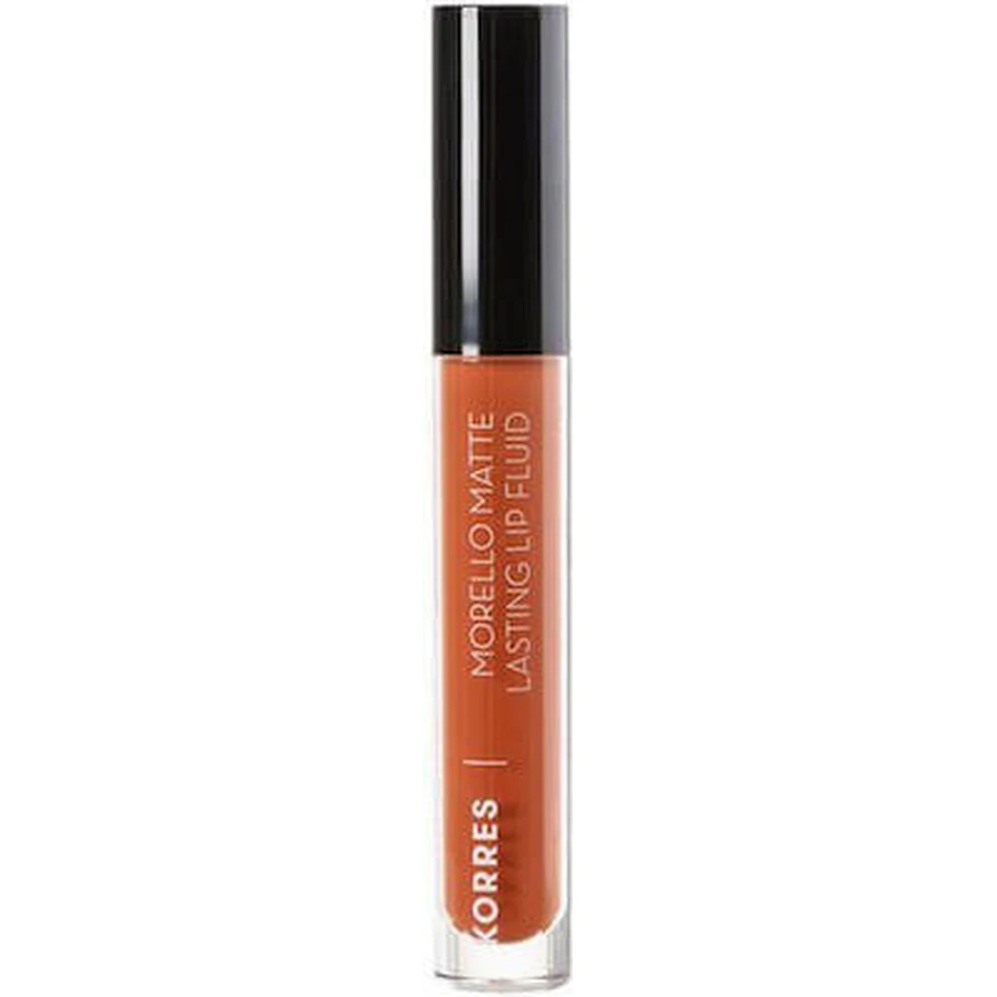 KORRES Morello Barra de Labios Líquida Duradera Mate, 3,4ml - 48 Velvet Caramel