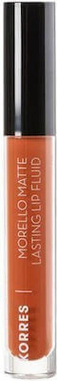 KORRES Morello Barra de Labios Líquida Duradera Mate, 3,4ml - 48 Velvet Caramel