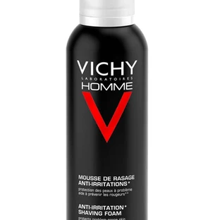 VICHY Homme Espuma de Afeitar Anti-Irritación 200ml - Espuma de Afeitar Anti-Irritación
