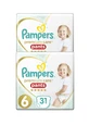 PAMPERS Premium Care Jumbo No.6 Pañales para 15kg+, 62 piezas (2 Paquetes de 31 piezas)