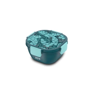 NAVA Food Container Plastic Square We Care In Stone Colour 1700ml (10-259-030)