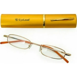 EYELEAD Pocket Reading Glasses Gold 4.00