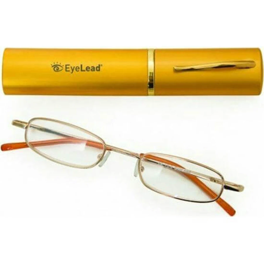 EYELEAD Pocket Reading Glasses Gold 4.00