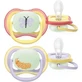 AVENT Ultra Air Suzetă de noapte din silicon pentru 0-6 luni 2 bucăți
