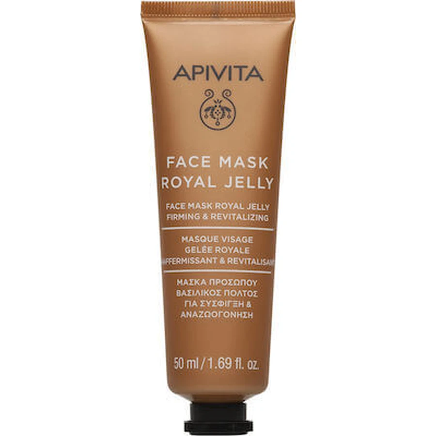 APIVITA Mascarilla Facial de Jalea Real Mascarilla Facial de Jalea Real para Reafirmar y Rejuvenecer 50ml