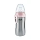 NUK Active Cup Edelstahlbecher mit Ausgießer 12m+ 215ml In verschiedenen Farben - Pink