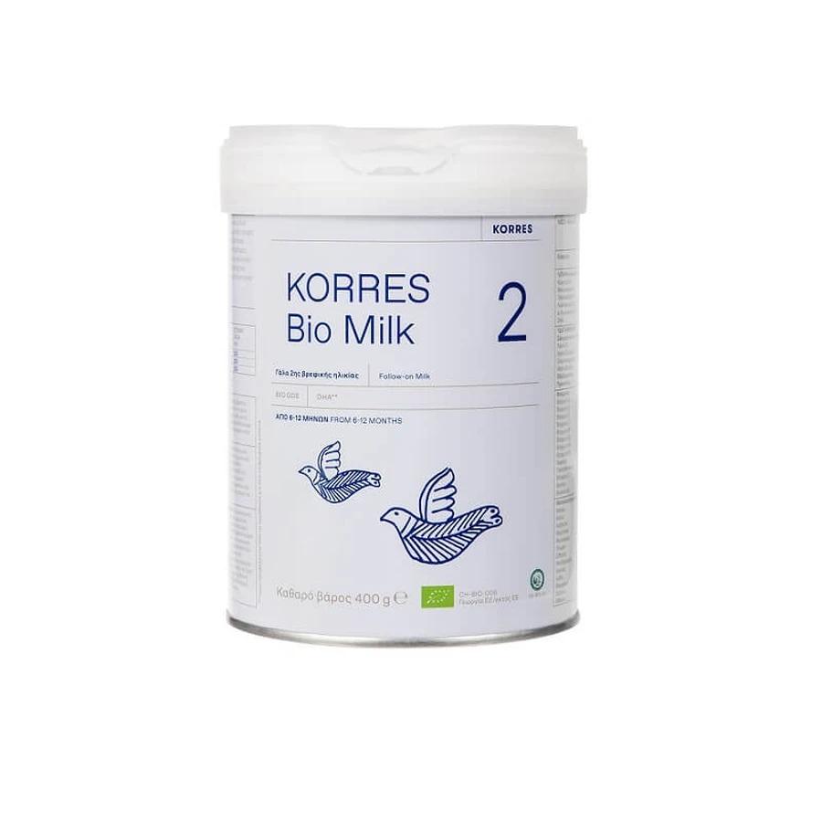 KORRES Bio Milk Certified Organic Milk for Infants No2 From the 6th to the 12th month 400g
