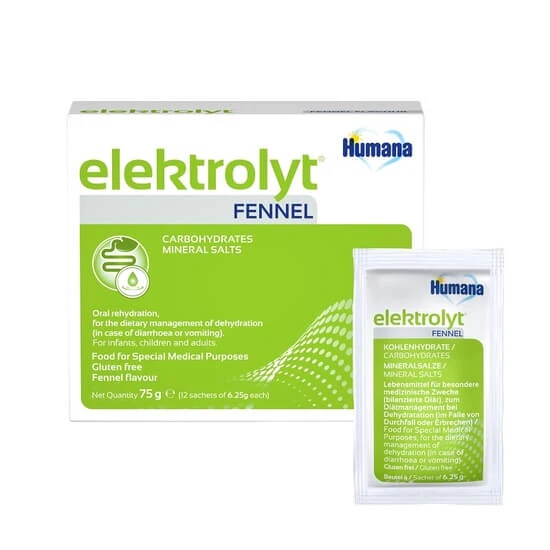 Elektrolyt with fennel, 75g, Humana