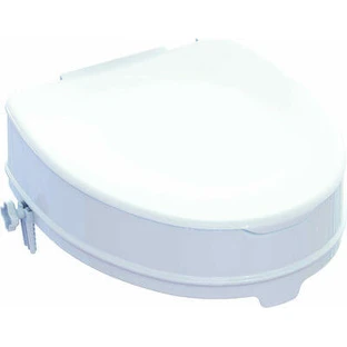 Siège de toilette avec pinces et couvercle 10cm [0805512] (MOBIAK)
