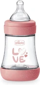 CHICCO Plastic Bottle With Silicone Nipple For 0+ Months 150ml