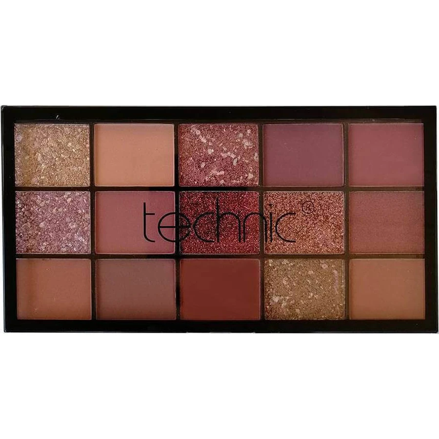 TECHNIC Eyeshadow Pressed Pigment Invite Only Palette met 15 tinten